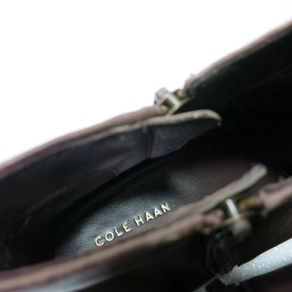 Cole Haan EST 1926 Double Zipper Leather Dress Footwear Dress Boots Booties 10 B - Picture 7 of 7